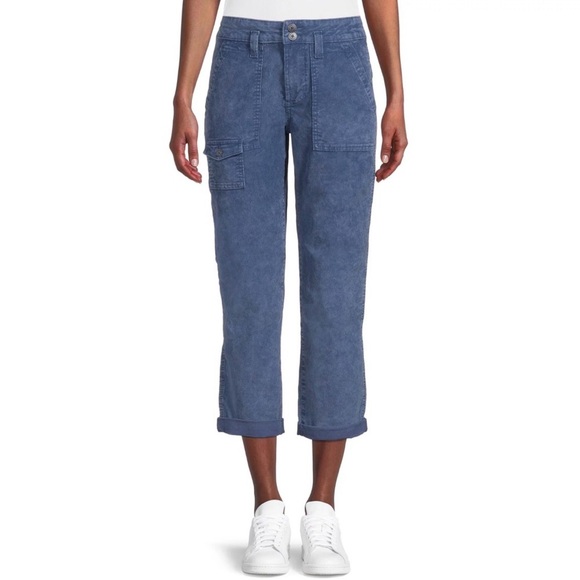 Time and Tru Pants - Time and Tru Women's Corduroy Cargo Pants